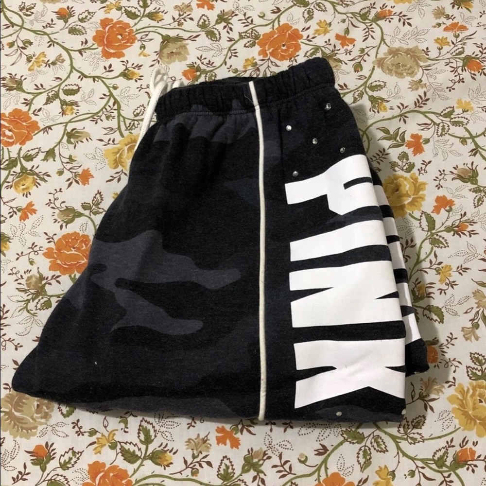 Pink Victoria’s Secret bling sweat pants